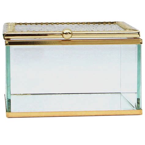 3x4 In Gold Trim Glass Box At Home