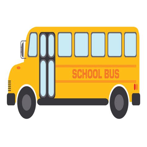 Cartoon Yellow School Bus Transparent Png And Svg Vector File