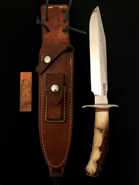 Randall Model 1 Fighting Knife Stag Wcompassoldantiquevietnam Era