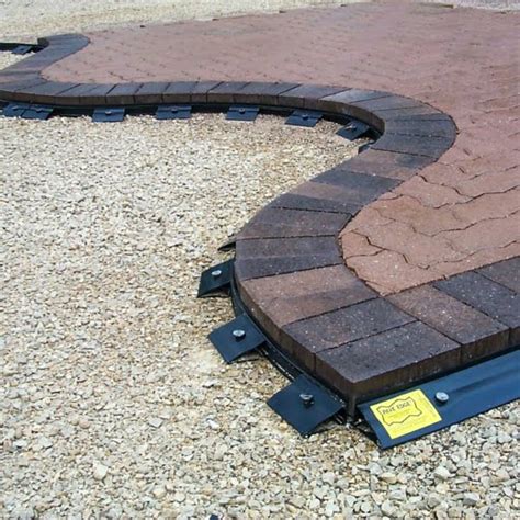 Paver Edge Restraint System Anchorage Sand And Gravel