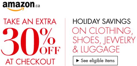Amazon Canada Holiday Savings Event: Take An Extra 30% Off On Clothing ...