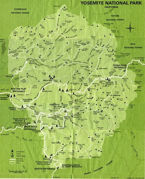 Map San Francisco To Yosemite National Park London Top Attractions Map