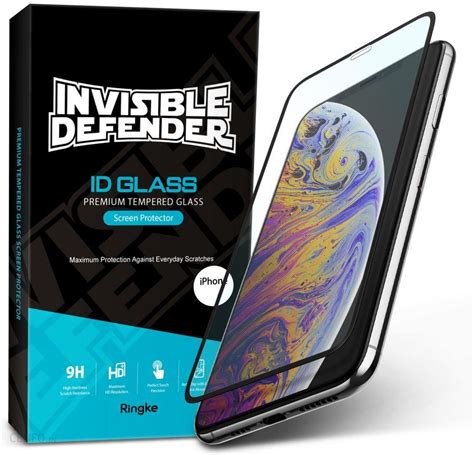 Ringke Szkło Hartowane Id Glass Case Friendly Iphone Xs Max Black Opinie I Ceny Na Ceneopl