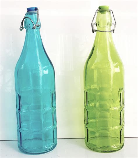 Botella Agua De Vidrio 1 Litro - $ 199.90 en Mercado Libre