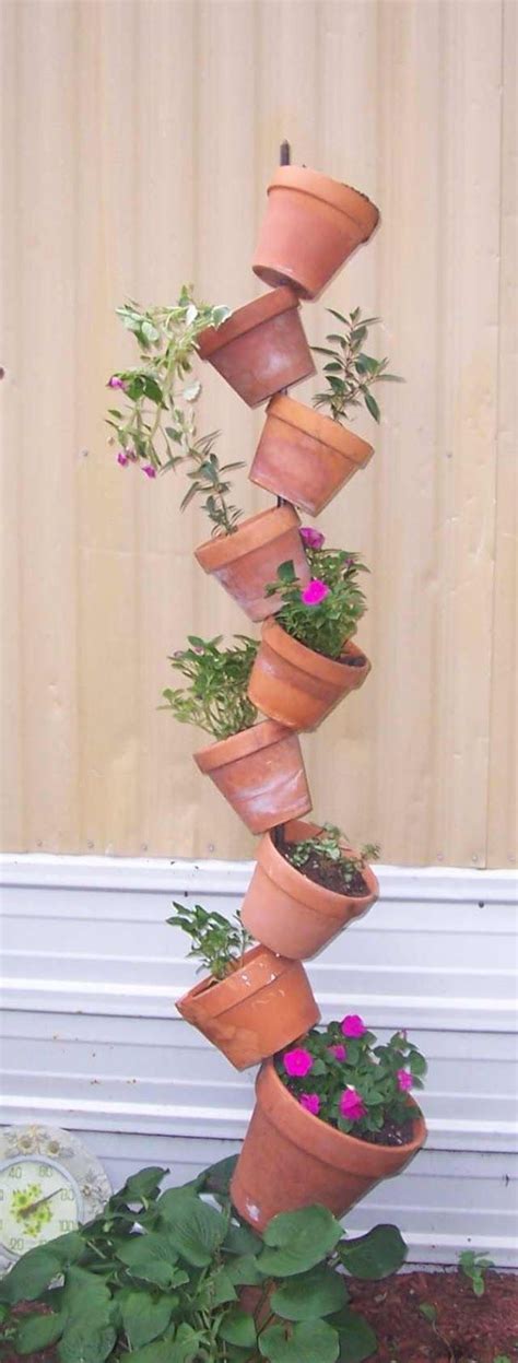 Tip Top Flower Pots Maximize Limited Space To Grow Plants And Flowers