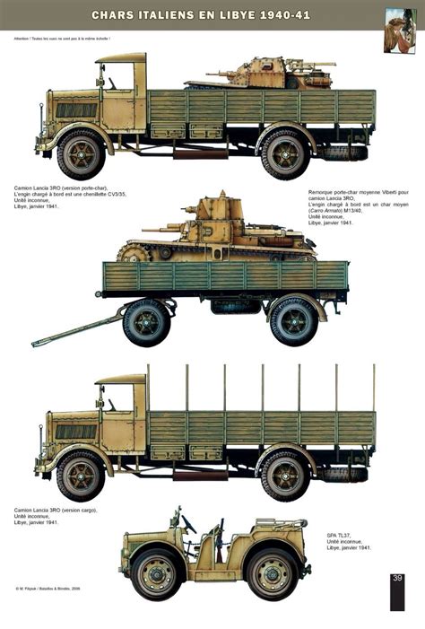 Italian Military Truck In Libye 1940 Wwii Vehicles Armored Vehicles