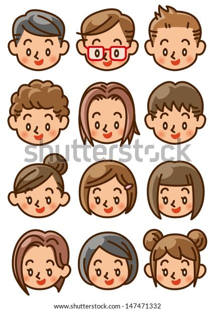 People Face Icon Stock Illustration 147471332 Shutterstock