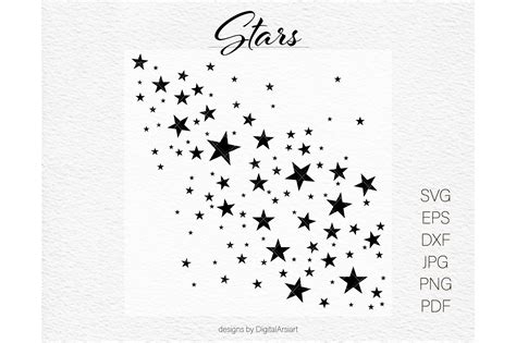 Star Svg Stars Background Svg Stars Svg Graphic By Digitalarsiart