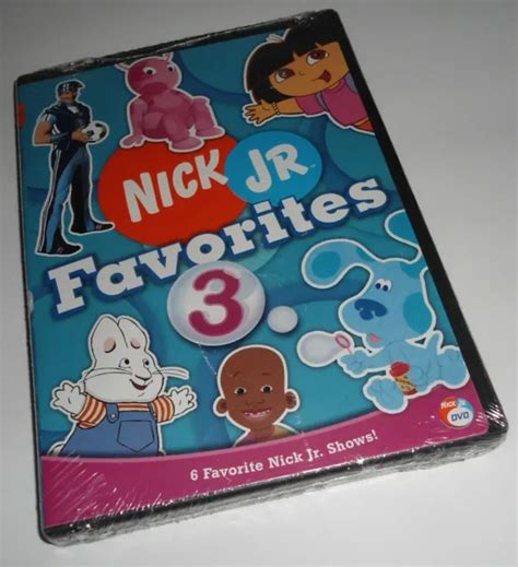 Nick Jr Favorites Vol Three Nickelodeon Dvd New Lazytown Blue S Clues Picclick Uk