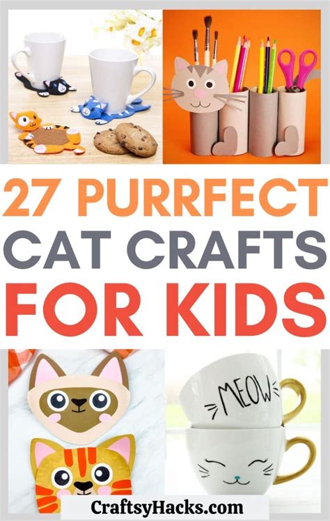 27 Cat Crafts That Your Kids Will Love Craftsy Hacks