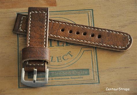 Centaurstraps Handmade Leather Watch Straps 22mm Vintage Handmade