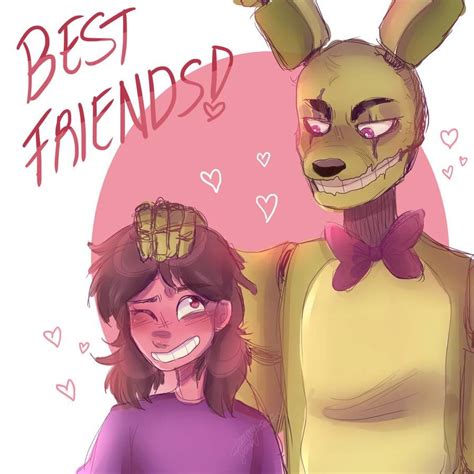 Springtrap And Deliah Fanart Remake By Farbemusik On Deviantart