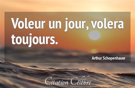 Citation Jour & Voleur (Arthur Schopenhauer  Phrase n°31094