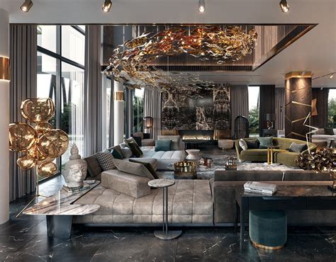 Dima Karma On Behance Living Room Design Modern Luxury Living Room