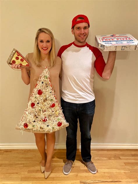 Diy Pizza And Pizza Delivery Guy Costumes