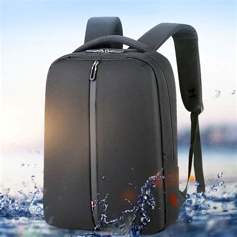 Nylon Waterproof Backpack Slim Business Laptop Backpack With Usb