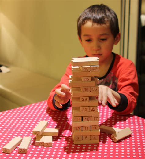 Buy Towo Wooden Stacking Tower With Wooden Number Blocks Wooden