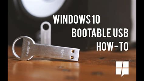 How To Create A Bootable Usb Drive For Windows 10 Youtube