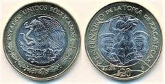 Moneda Pesos Centenario De La Toma De Zacatecas De M Xico