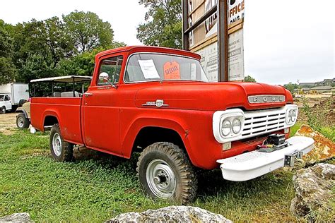Rare 1959 Factory 4×4 Ford F100 With Diesel Power Atx Car Pictures