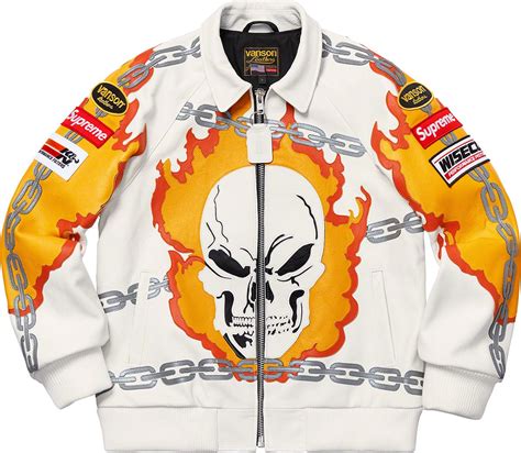 This embroidered leather jacket comes in at number nine on the list of the most expensive leather jackets in the world. Supreme Supreme®/Vanson Leathers® Ghost Rider© Jacket ...