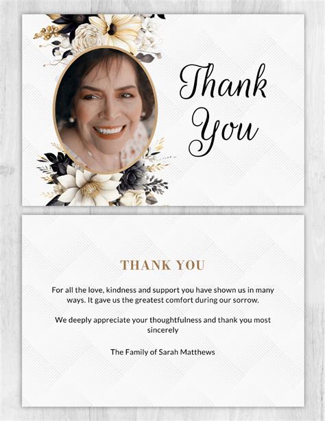 Thank You Card 2132 Disciplepress Memorial And Funeral Printing
