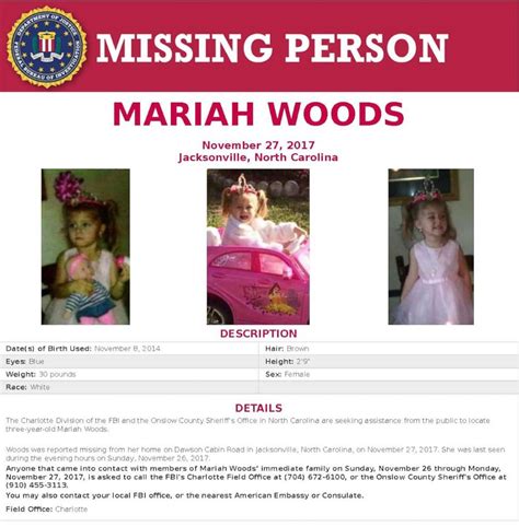 Remains Of Missing North Carolina Girl Found Authorities Abc News