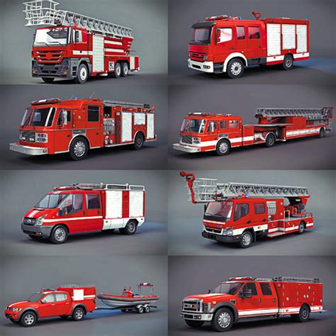 Dosch Design Dosch 3d Fire Trucks