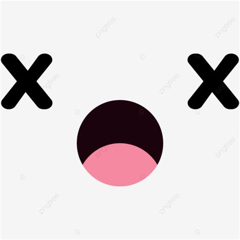 Emoji Icon Funny Facial Expression Crossed Eyes Gaping Crossed Eyes