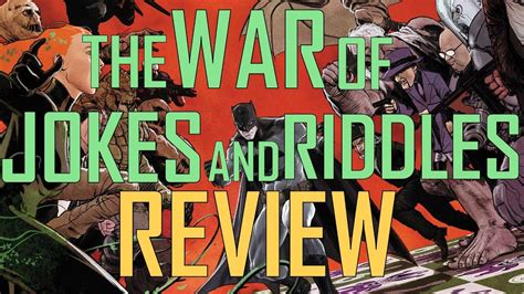 For its psychological impact and fearlessness in leaning into elements that previous regimes danced around, the war of jokes and riddles is an ideal philosophical exemplar. War of Jokes and Riddles Review - YouTube