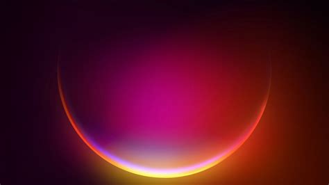 Dark Pink Yellow Bubble Glow Windows 11 Abstraction 4k Hd Abstract
