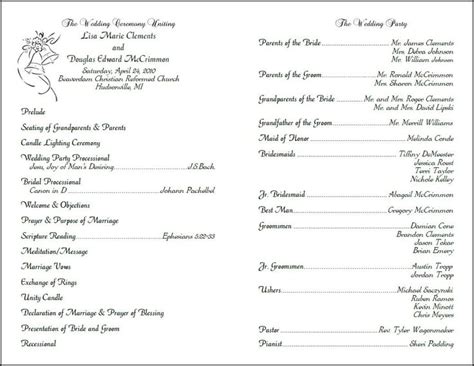 Vow Renewal Program Template One Checklist That You Should Keep In Mind Wedding Ceremony