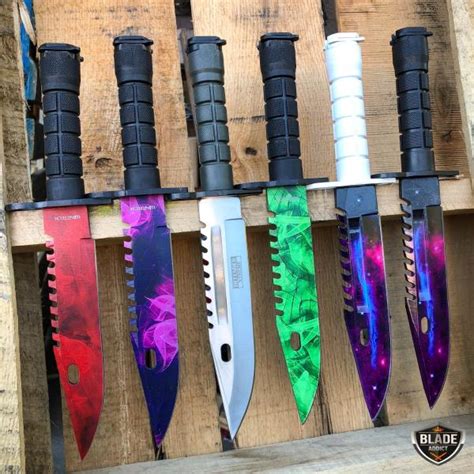 13 Csgo Tactical Fixed Blade Survival Hunting Knife Bayonet Military