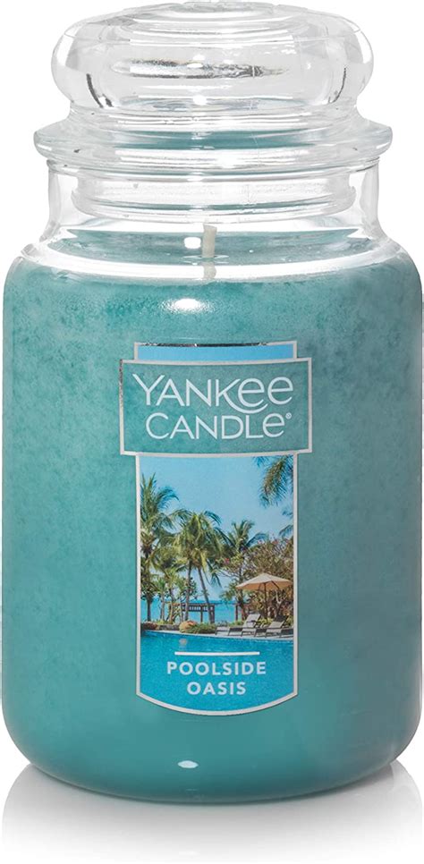 Yankee Candle Poolside Oasis Scented Classic 22oz Large Jar Single