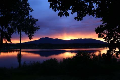 545436 British Columbia Evening Lake Landscape Mountain Natural