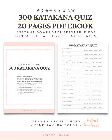 Hiragana Practice Sheet Free Download 7 Pages Workbook ️ Printable