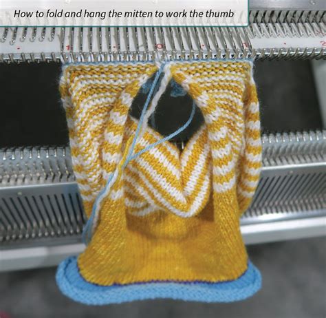 Fully Fashioned Machine Knit Mittens Knitting Machine Projects