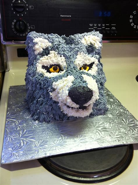 My Food Infatuation How To 3d Wolf Head Cake