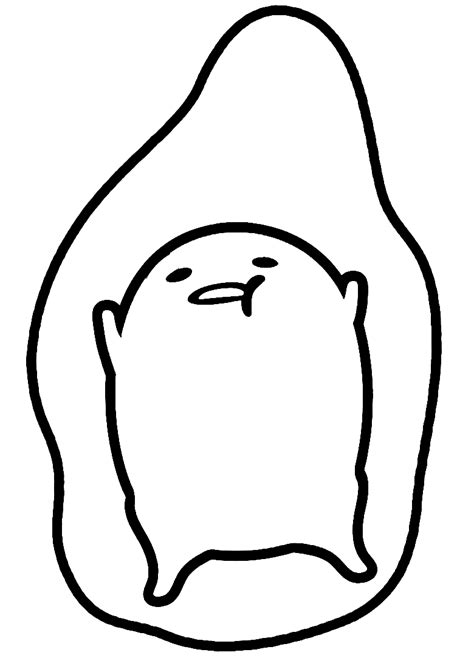 Gudetama Coloring Pages Free Printable Coloring Pages