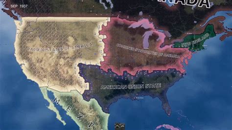 Trouble In America Hoi4 Timelapse Youtube