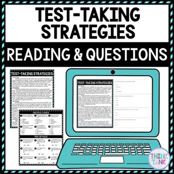 Test Taking Strategies Digital Reading Passage And Questions