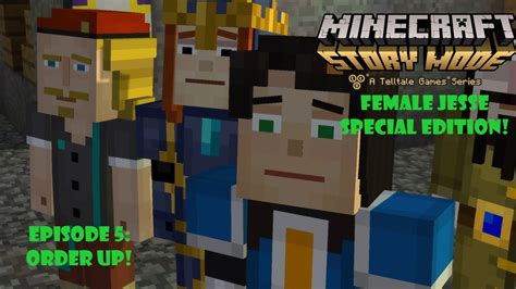 Minecraft Story Mode Female Jesse Edition Episode 5 Order Up Ps5