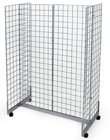 Rolling Gridwall Display Grid Display With Casters Gridwall Display