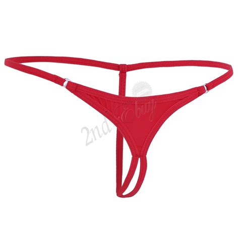 Women Crotchless G String Knickers Lingerie Micro Thongs Briefs
