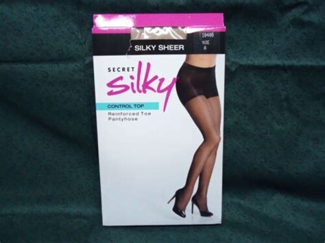 Gildan Secret Silky Sheer Pantyhose Control Top Silky Sheer Toe Nude C