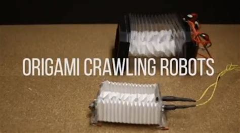 A Low Cost Crawling Robot Designed Using Origami Technique
