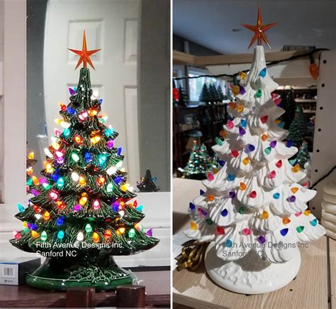 Large Ceramic Christmas Trees Fifth Avenue Designs Inc