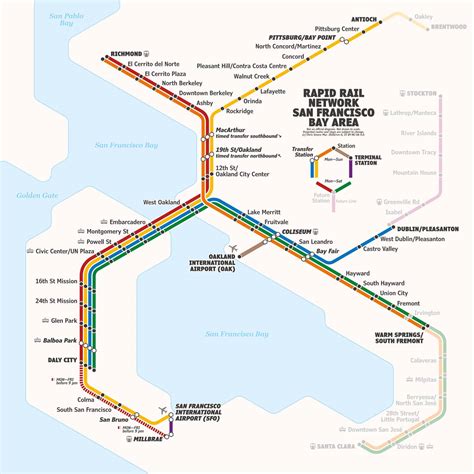 San Francisco Bay Area — Rapid Rail Transit Network Unofficial