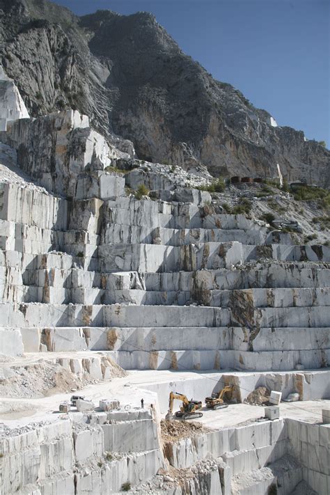 Carrara Marble Quarry Stone Quarry Land Art Landscape