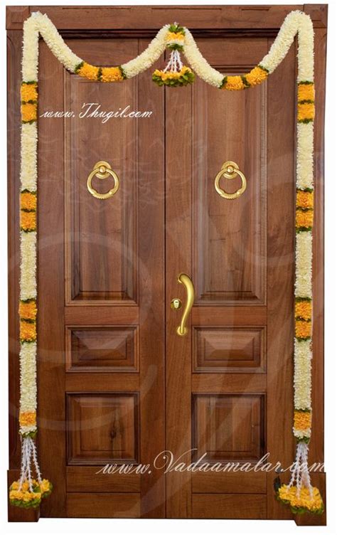 72 Door Decorative Synthetic Flowers In Indian Style Diwali